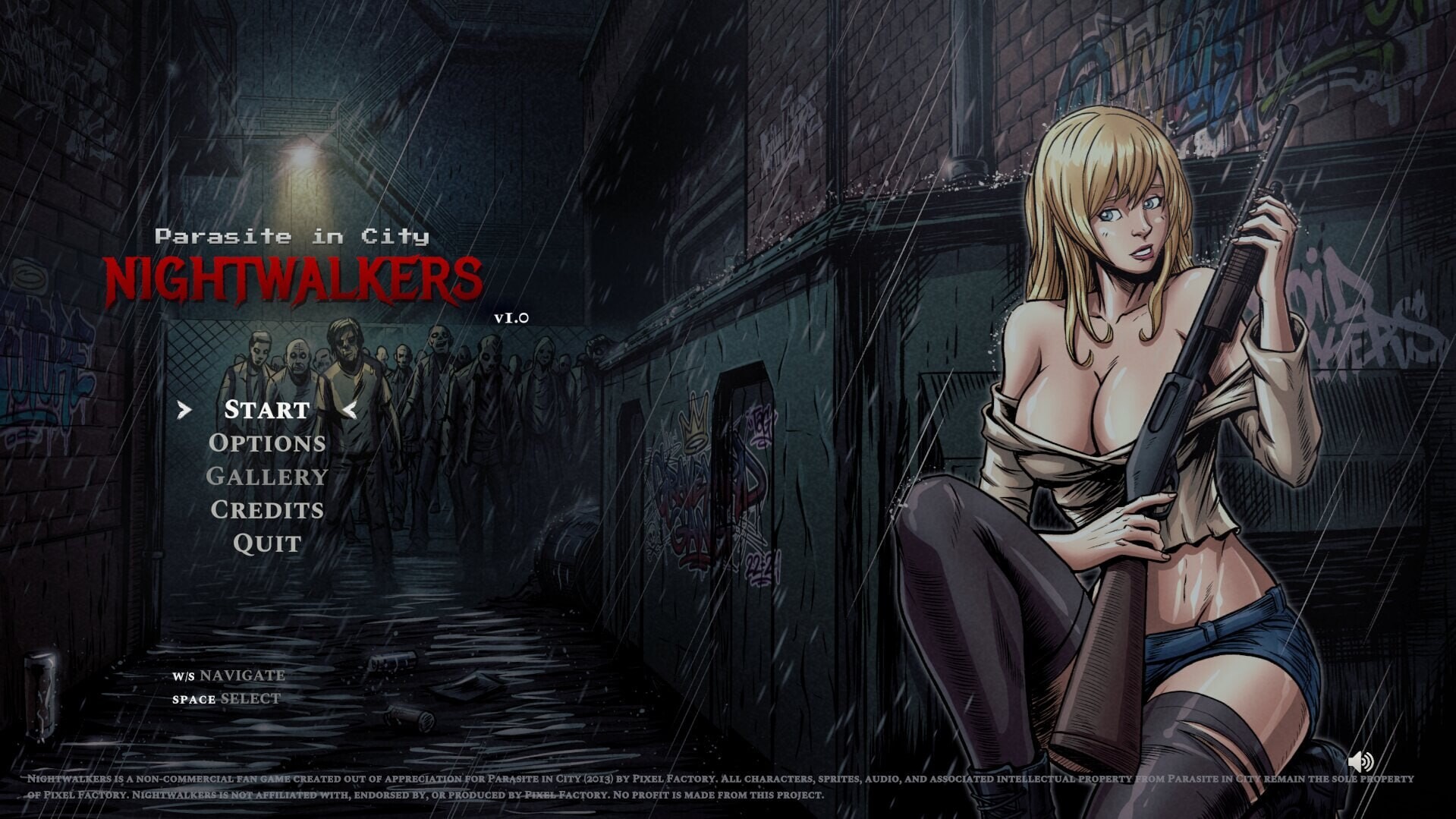 更新[动作ACT/异种X/动态] 寄生虫城市：夜行者 Parasite in City Nightwalkers v1.05 生肉版 [PC+安卓 620M]